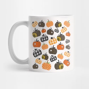 Cute and Funny Pumpkin Pattern - Halloween Mug